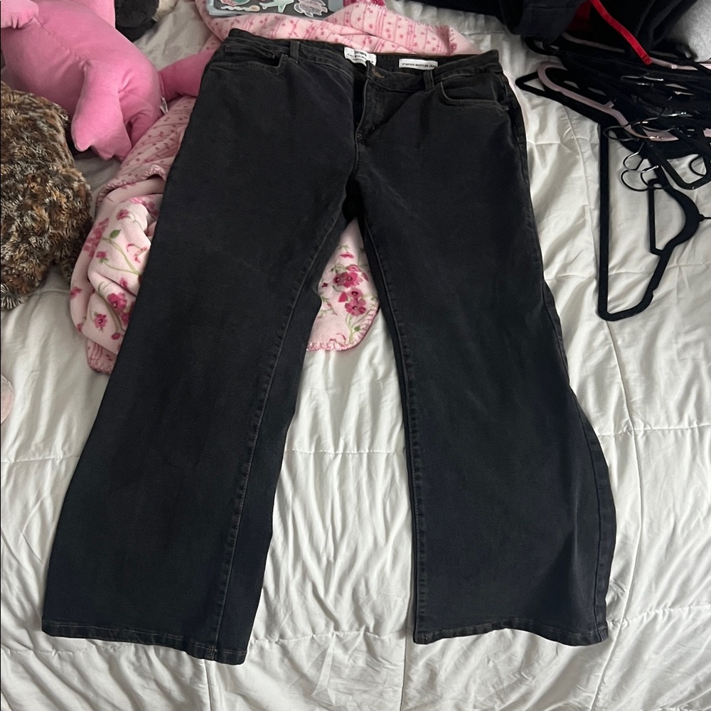 Cotton On Women's Black Boot Cut Jeans